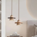 Axyaa Hat Shaped Stone Dining Pendant Lamp