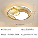 Axyaa LED Ceiling Light: Modern Minimalist Bedroom Chandelier for Living Room, Children's Room