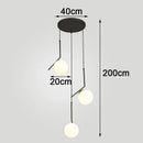 Axyaa Nordic Stair Chandelier, Living Room Pendant Lights, Ceiling Light, Indoor Lighting