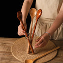 Axyaa Wooden Korean Cooking Mixing Spoon Kitchen Utensil Set Home Cooking Tools