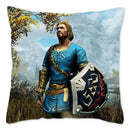 Axyaa Skyrim Meme Cushion Cover - Designer Polyester Cushion Case for Home Decor