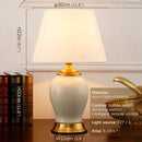 Axyaa Ceramic Table Lamp, Contemporary Design for Living Room and Bedroom