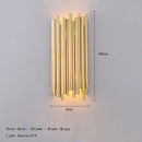 Axyaa Pipe Organ Staircase Pendant Light: Modern Chandelier LED Grand Hanging Lamp