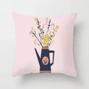 Axyaa Autumn Cartoon Pillowcase 45X45CM for Home Sofa Decor