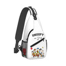 Axyaa Cartoon Dog Sling Bag - Crossbody Shoulder Backpack for Hiking and Travel