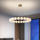 Axyaa Nordic Dining Room Pendant Lamp | Indoor Ceiling Chandelier Lighting for Living Room