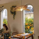 Axyaa Wabi Sabi Rattan Pendant Light for Tea Room & Living Room