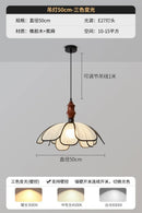 Axyaa Vintage Rattan Chandelier Light for Dining Room Bedroom