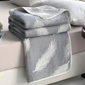 Axyaa Cotton 6-Layer Yarn Quilt - Soft and Cozy Gauze Blanket - Nap Blanket