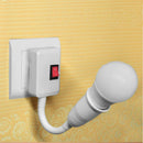 Axya Flex Wall Lamp Holder Plug Switch EU/US Light Socket Adapter.