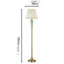 Axyaa Modern LED Ceramic Floor Lamp for Home Living Room Décor