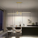 Axyaa Minimalist LED Pendant Chandelier for Kitchen Island Dining Table