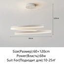 Axyaa Spiral Chandelier: Modern Dimmable Round Ceiling Light in Black/White