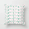Modern Geometry Print Pillow Case for Home Decor by Axyaa - Mint Green Pillow Cover