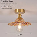 Wavy Glass Ceiling Light with Modern Brass Mount by Axyaa