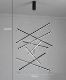 Axyaa Modern LED Pendant Chandeliers for Living Room and Dining Room Lighting