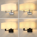 Axyaa LED Fabric Wall Lampshade for Bedroom Bedside Lighting