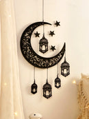 Axyaa Hollow Moon and Star Lantern: DIY Ramadan and Eid Festival Decor, Islamic Gift