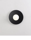 Axyaa Round LED Wall Lamp Gold/Black, Home Lighting Fixture for Living Room, Stair Light