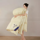 Axyaa White Goose Down Duvet | Silent Winter Quilt | Hotel Quality Warmth