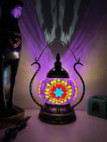 Axyaa Turkish Mosaic Table Lamp Handcrafted Night Light