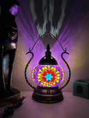Axyaa Turkish Mosaic Table Lamp Handcrafted Night Light