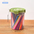 Axyaa Transparent Pencil Case - Marker Pen Storage Box & Organizer