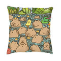 Axyaa Capybara Home Cushion Cover - Nordic Throw Pillow Cover