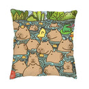 Axyaa Capybara Home Cushion Cover - Nordic Throw Pillow Cover