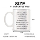 Axyaa Senior Citizens Ceramic Coffee Tea Mug 11 oz White Best Gift for Elderly