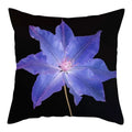 Axyaa Flower Printed Pillow Case - Decorative Polyester Cushion Cover - 45x45cm