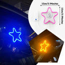 Axyaa Star Neon Car Window Lights: Glow Atmosphere & Party Supplies