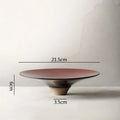 Axyaa High Foot Ceramic Dinner Plate Set - Premium Tableware for Dining & Entertaining