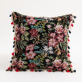 Axyaa Moroccan Flower Tufted Pillow Cover - Elegant Accent for Bedroom or Sofa