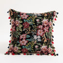 Axyaa Moroccan Flower Tufted Pillow Cover - Elegant Accent for Bedroom or Sofa