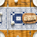 Axyaa Geometric Lines Pattern Table Runner for Dining and Coffee Table Decor