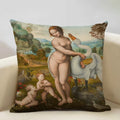 Axyaa Four Seasons Famous Paintings Decorative Pillow Case 45x45cm for Living Room