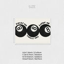 Axyaa Retro 8 Ball Wall Art - Fashionable Black and White Print for Home and Bar Decor