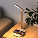 Axyaa Wireless Charger Desk Lamp with USB Port Dimmable Light for Gaming and Reading