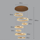 Axyaa Modern LED Chandelier Pendant Ceiling Light for Indoor Dining Room