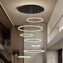 Axyaa Staircase Chandeliers LED Pendant Light for Modern Home Decor