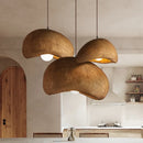 Axyaa Japanese Bread Resin Pendant Lights for Home Decor and Dining Room