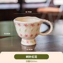 Axyaa Floral Hand-Kneaded Mug with Fresh and Elegant Design