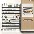 Axyaa Metal Foldable File Rack - Multi-Layer Desktop File Storage Box