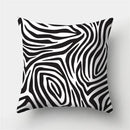Axyaa Geometric Print Polyester Sofa Cushion Covers Home Decor Pillowcase