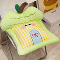 Axyaa Checkered Cloth Apple Cushion: Cute, Thick, Warm, Ground Pedestal Cover