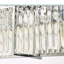Axyaa Modern Crystal Chandelier for Living Room and Dining, Elegant Rectangular Light