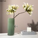 Axyaa Gradient Color Glass Ball Vase for Cute Floral Arrangement