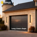 Axyaa LED Outdoor Wall Lamp Waterproof Linear Lighting for Garden Garage Porch