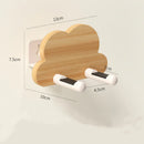 Axyaa Wood Hair Dryer Rack | Wall-mounted Light Luxury Bracket Storage Rack